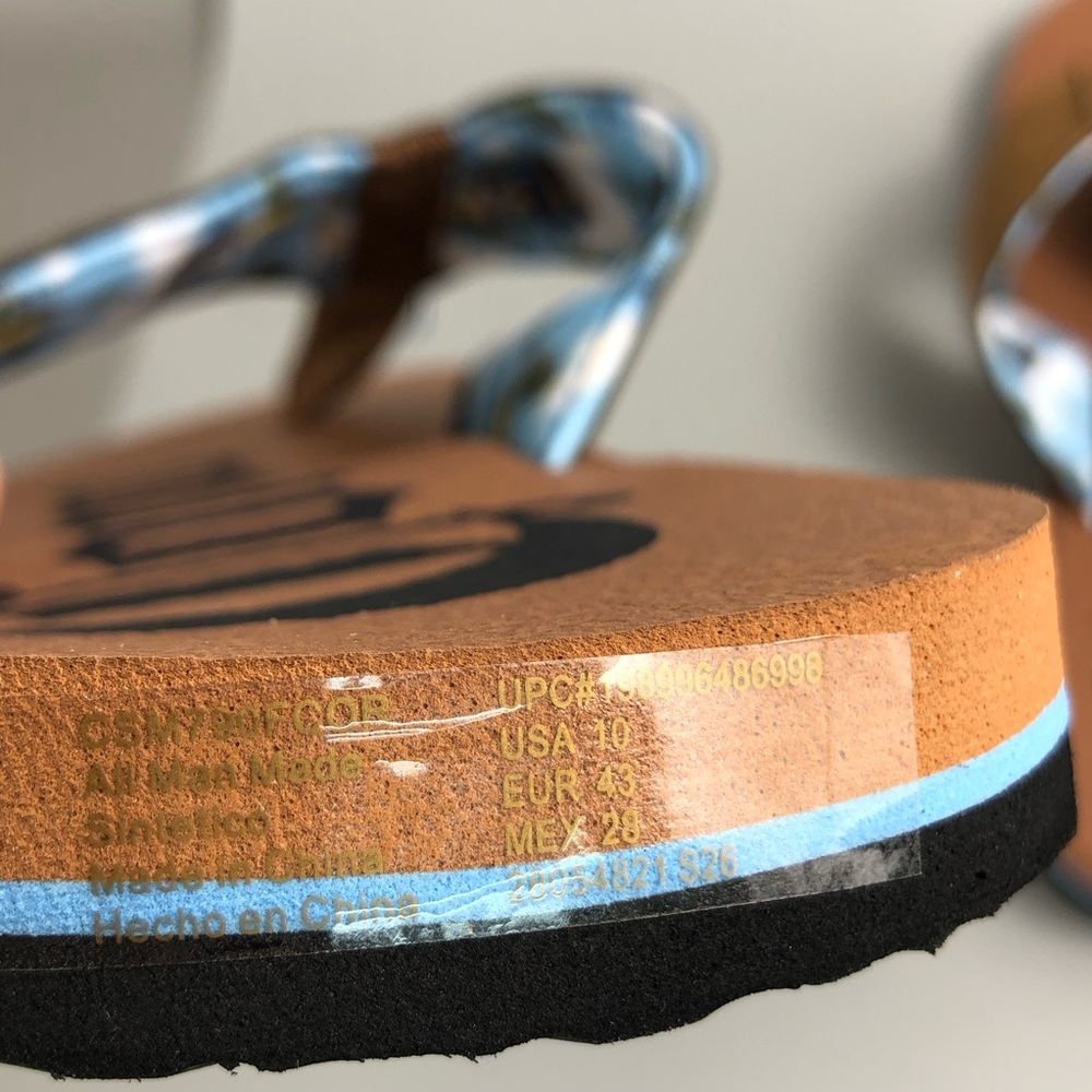 Corona Brown Logo Flip Flop Sandals - Picture 6 of 8